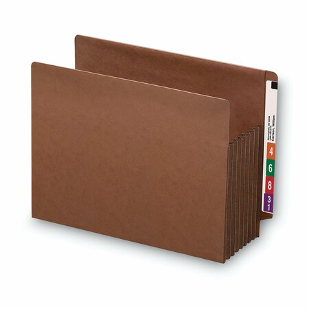 Smead Pocket Folder, End Tab, 7", Red, PK5, Size: Letter 73795